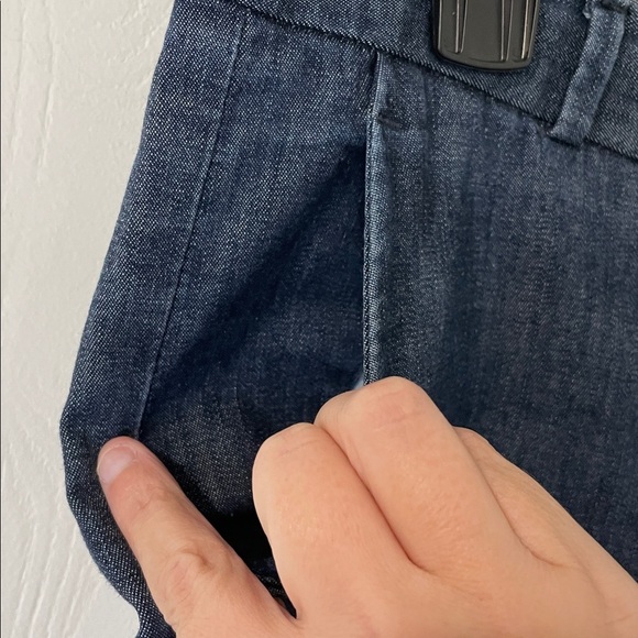 Banana Republic Hampton Fit Cropped Dark Wash Denim Jeans Size 4 (fits up to 8) - Picture 4 of 10